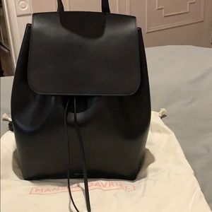 Mansur Gavriel Backpack Black & Flama
